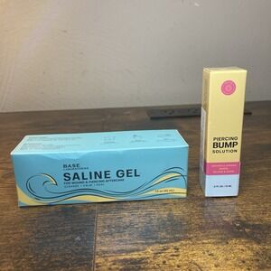 Base Laboratories Piercing Bump Solution Bundle | Bump & Keloid Oil + Saline Gel